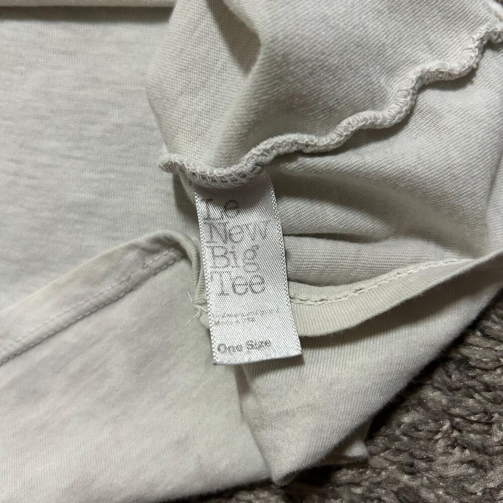 Vintage Thrashed Shirt Plain White Tee 90s y2k Minimalist Aesthetic OSFA Mens XL - Picture 5 of 14